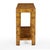 Art Deco Pair of Contemporary Art Deco Burl Console Tables For Sale - Image 3 of 7