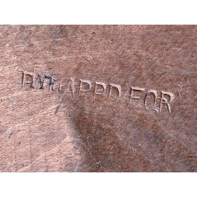 Antique Early 20th Century h.t. Cushman Manufacturing Humidor Smoking Cabinet Table For Sale - Image 12 of 12