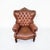 French Louis XV Style Chair in Carved Walnut and Patinated Leather, 1890s For Sale - Image 17 of 18