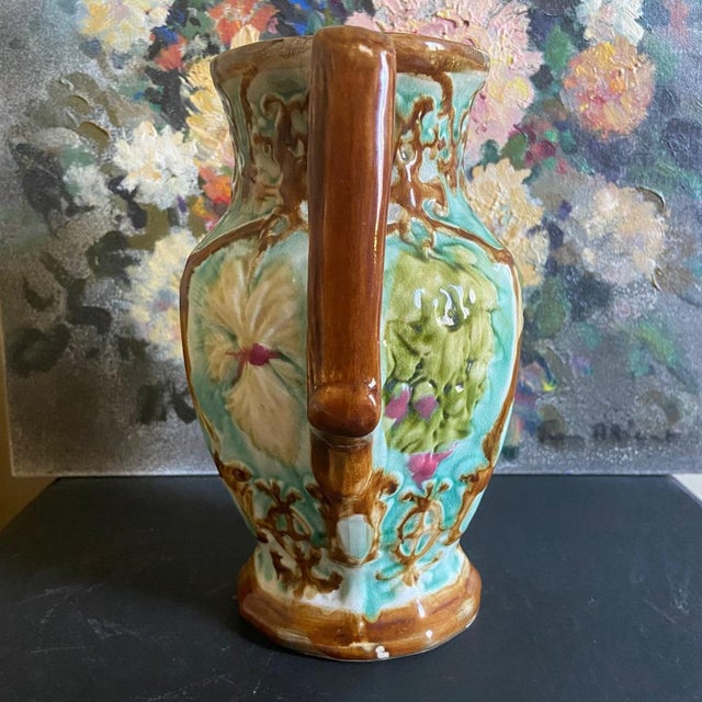 Ceramic Art Nouveau Vase from Nimy-les-Mons, 1890s For Sale - Image 7 of 11