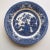 90's Blue and White Ironstone Set of 4 Dinner Plates 10.25"D , Makers mark reads " England" Blue Willow Pattern Excellent!