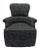 Black Contemporary Italian Chair in Black Sparkled Boucle Fabric For Sale - Image 8 of 8