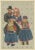 Paper Gratiane de Gardilanne and Elizabeth Whitney Moffatt, Traditional Dutch Costume from Marken Men and Children in Festive Dress, 1932, Print For Sale - Image 7 of 10