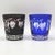 Boho Chic Antique Bohemian Grape-Cut Harlequin Crystal Tumblers from Befos, 1850, Set of 6 For Sale - Image 3 of 8