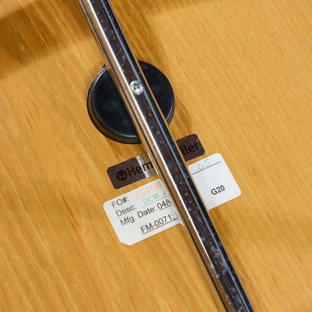 Charles and Ray Eames for Herman Miller DCM Mid Century White Ash Dining Chairs - Set of 6 For Sale - Image 13 of 13