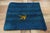 Textile Vintage Blue Turkish Wool Rug Pillow Cover - 01'05 X 01'06 For Sale - Image 7 of 8