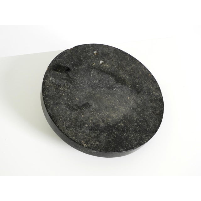 Large Black Granite Valet Tray with a Brass Peacock, 1920s For Sale - Image 18 of 18