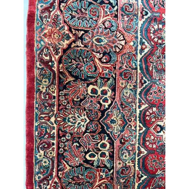 Antique Persian Sarouk Rug, 12' X 19'7" For Sale - Image 4 of 6