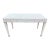 Attributed to Villa & House Linen Texture "Claudette" Vanity Desk For Sale