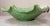 Ceramic Large Antique Handmade North Carolina Us Green Glaze Centerpiece Pottery Bowl For Sale - Image 7 of 14