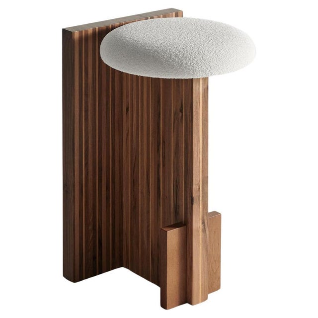 Gold Counter Stool Archive by Rosana Sousa For Sale - Image 8 of 8