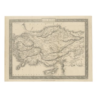 John Tallis, Map of Asia Minor, 1850 For Sale