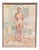 Birger Forsberg, Nude Study, 1956, Oil on Canvas, Framed For Sale