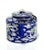Chinese Antique Chinese Qing Blue and White Porcelain Teapot With Imperial Dragon & Could Design, 19th Century For Sale - Image 3 of 11