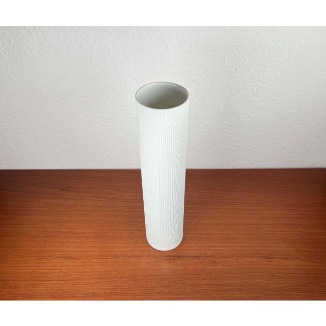 German Postmodern Porcelain Studio Line Vase by Werner Schreib for Rosenthal, 1980s For Sale - Image 11 of 12