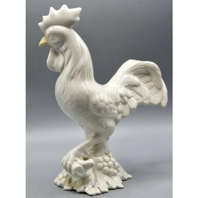 Italian Blanc De Chine Rooster Figurine For Sale - Image 10 of 12