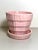 McCoy Pottery Small "Pink" Mid-Century Flowerpot and Saucer For Sale - Image 10 of 10