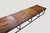 Contemporary Andrianna Shamaris Single Slab Suar Wood Long Wave Bench For Sale - Image 3 of 18
