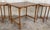 Brown 20th Spanish Walnut Nesting and Folding Tables With Turned Legs - 4 Pieces For Sale - Image 8 of 13