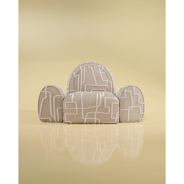 Simone Modular Armless Chair by Ottiu For Sale - Image 4 of 12