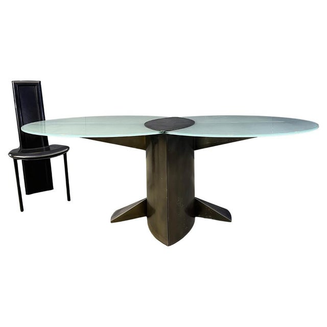 Postmodern Dining Table from Belgochrom, 1980s For Sale - Image 13 of 13