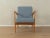 A wonderful armchair from the 1960s. High-quality cherry wood frame. The armchair has been reupholstered and covered with...