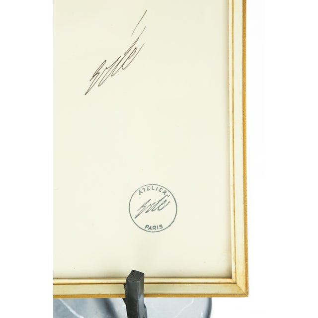 Early 20th Century Erté Fashion Gouache Illustration For Sale - Image 10 of 13