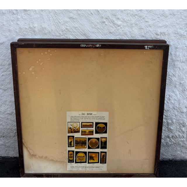 1960s Virgil Thrasher Lucid Lines “Wheat” “Ten Trees” Wall Art - Set of 2 For Sale In New York - Image 6 of 8