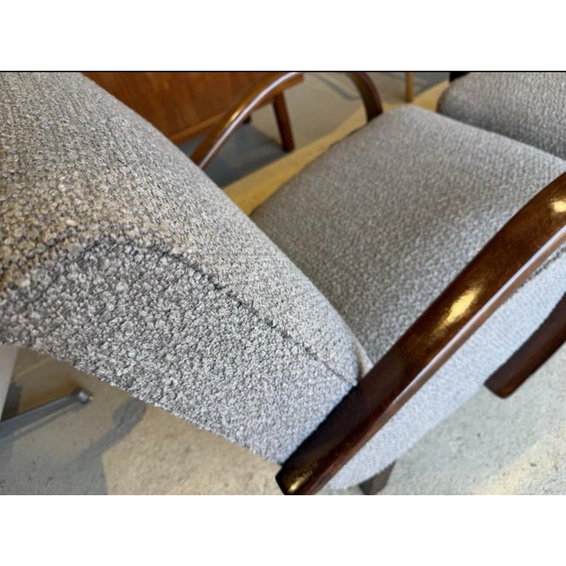 Art Deco Armchairs from Jindrich Halabala, Set of 2 For Sale - Image 13 of 18