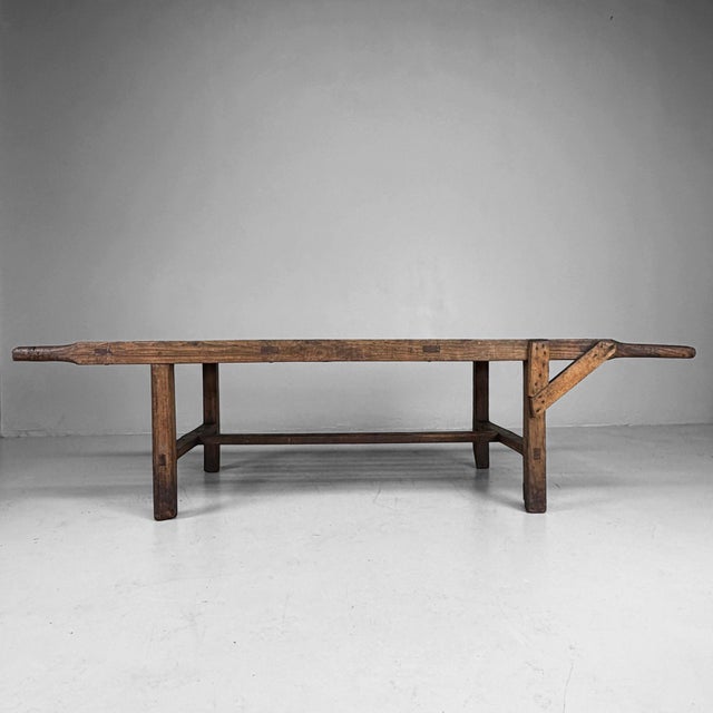 Antique French Display Bench, 1900s For Sale - Image 5 of 16