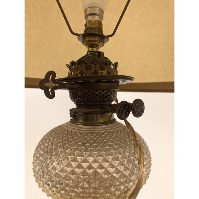 Metal Vintage Oil Table Lamp For Sale - Image 7 of 9