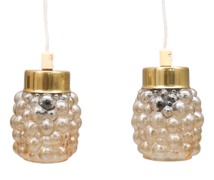 Bubble Pendant Light attributed to Helena Tynell for Glashütte Limburg, Germany, 1960