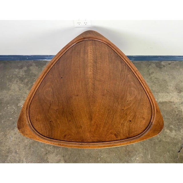 Sculptural Walnut Coffee Table, Danish Modern, 1950s Design For Sale - Image 9 of 17