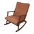 Vintage Mid-Century Modern Walnut Rocking Chair For Sale