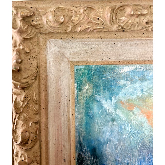 Original Early 20th Century Impressionistic Sailboats Oil on Canvas, Framed For Sale - Image 10 of 10