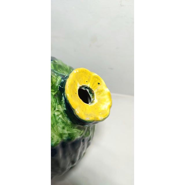 1980s Ceramic Jug from Manises, Spain, 1970s For Sale - Image 5 of 9