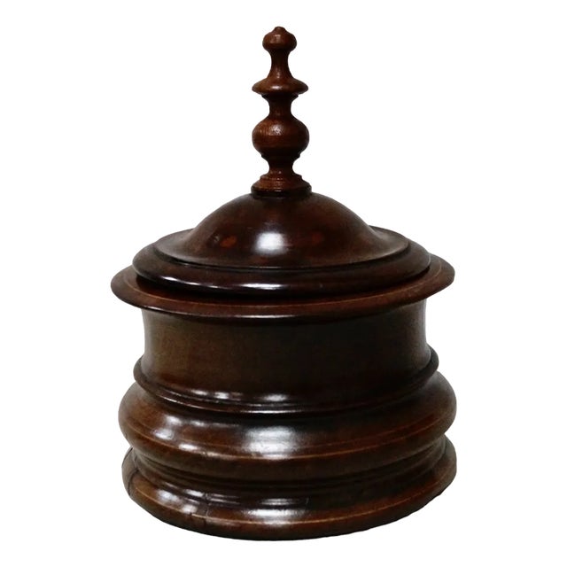 Antique Dutch Tobacco Jar, 1860s For Sale