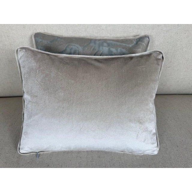 Modern Pair of Fortuny Textile Pillows For Sale - Image 3 of 5