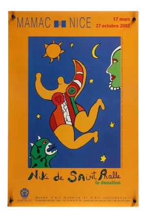 Early 21st Century Niki De Saint Phalle La Donation French Museum Exhibition Poster