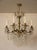 Vintage Louis XVI Chandelier in Bronze and Crystal, 1940s For Sale - Image 9 of 12