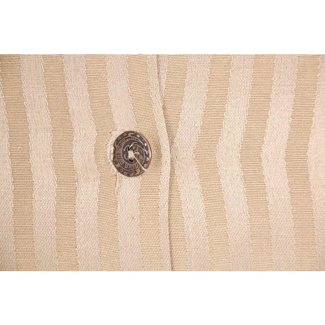 Mid 20th Century Moorish Style Decorative Gold Throw Pillow For Sale - Image 10 of 13