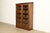 Mission Antique Mission Oak Arts & Crafts Glass Front Bookcase Cabinet by Larkin Co., Circa 1910 For Sale - Image 3 of 15
