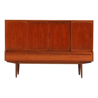 Danish Highboard by Henning Kjærnulf for Vejle Mobelfabrik, 1960s For Sale