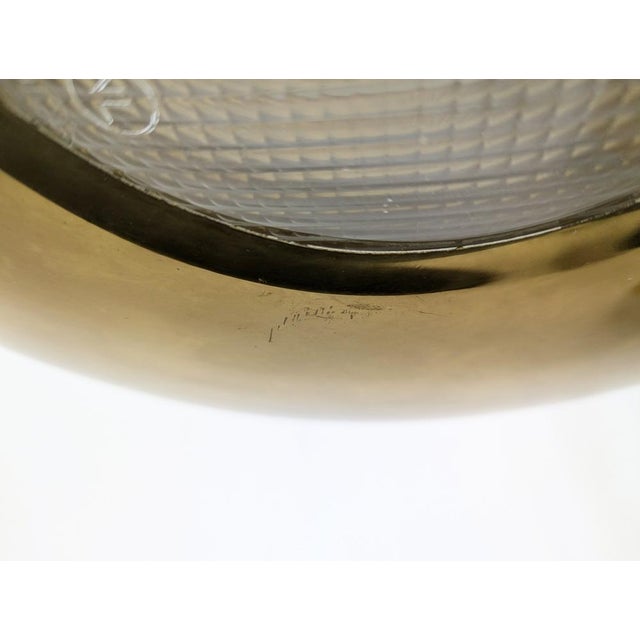 Brass and Optical Glass Nictea Pendant Lamp by Tobia and Afra Scarpa for Flos, 1971 For Sale - Image 13 of 18