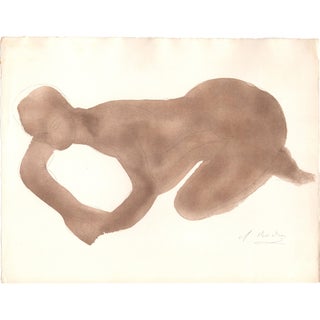 Rodin, Vous mettez un très gros rat, qu'il convient d’avoir privé de nourriture, Nude, Original Lithograph, 1902 For Sale
