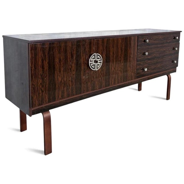 Vintage Sideboard with Raised Legs, 1960s For Sale - Image 11 of 11