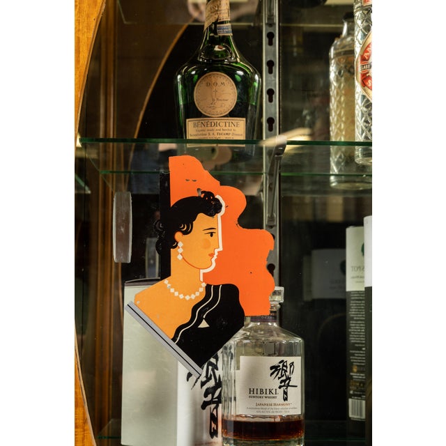 1930s Massive Art Deco Mirrored Display Cabinet For Sale - Image 10 of 11