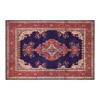 Vintage Hand-Knotted Oriental Rug 9.9x12.8 For Sale