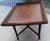 Vintage seagrass and koa wood veneer tray table or butler table. Very large for thevtype - 45 inches long, 24 high, and 31...