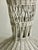 Vintage White Wicker Table Lamp With Matching Woven Shade – Coastal Boho Mid-Century Style 31.5” Tall For Sale - Image 15 of 18